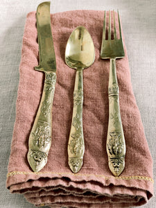 Midcentury Thai Bronzeware Cutlery