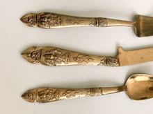 Load image into Gallery viewer, Midcentury Thai Bronzeware Cutlery