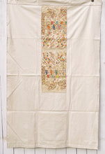 Load image into Gallery viewer, Ecru Blanket with Cream &amp; Confetti Guatemalan Textile