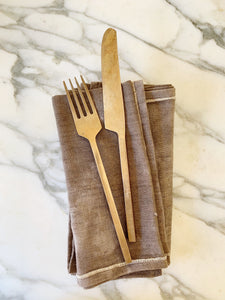 Unlacquered Bronze Cutlery