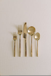 Unlacquered Bronze Cutlery